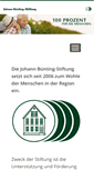 Mobile Screenshot of johann-buenting-stiftung.de